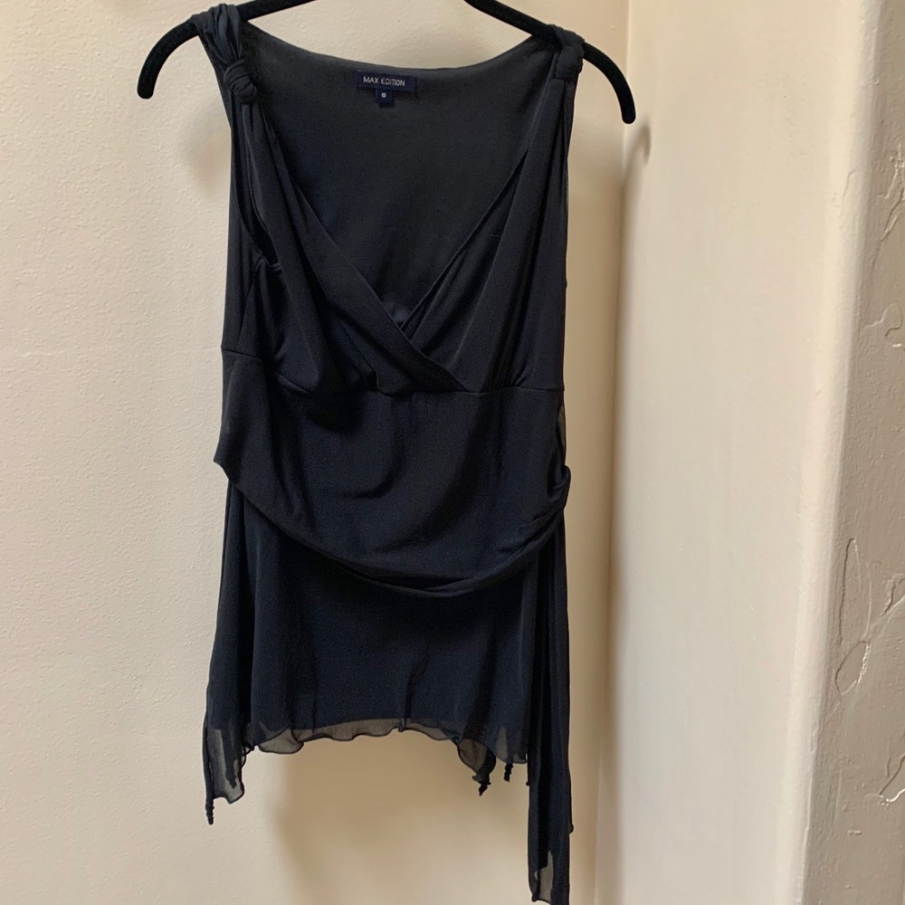 Max Edition black blouse